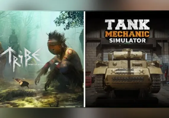 Tribe: Primitive Builder + Tank Mechanic Simulator - Bundle EN — Xbox One / Xbox Series X|S, Standard