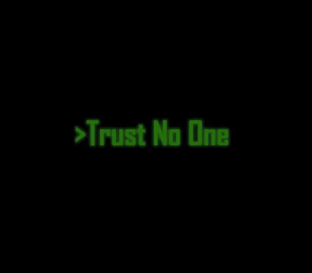 Trust No One — Steam, Standard