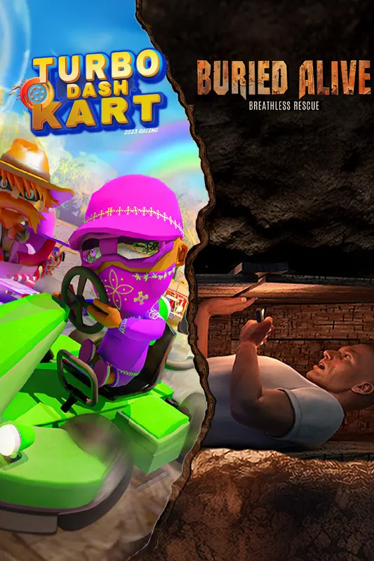 Turbo Dash Kart & Buried Alive — Xbox Live, Standard