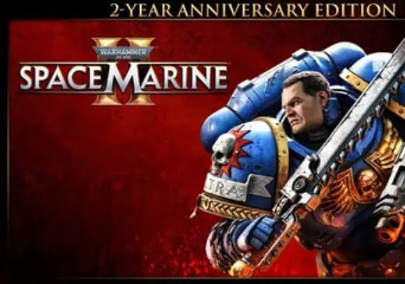 Jaquette de Warhammer 40,000: Space Marine 2 2-Year Anniversary Edition EN/DE/FR/IT/RU/ES — jeu PC (Steam)