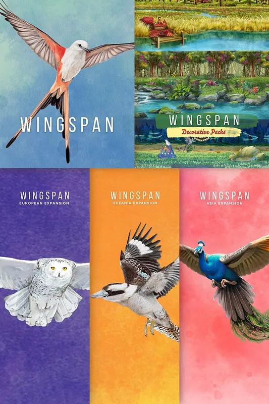 Wingspan + European + Oceania + Asia + Decorative Packs — Xbox Live / PC, Standard