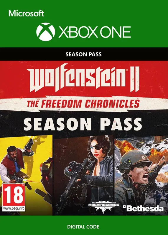 Wolfenstein II: The Freedom Chronicles - Season Pass (DLC) — Xbox Live, Standard