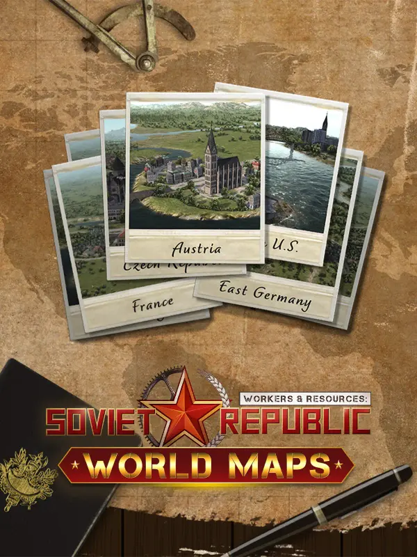 Workers and Resources Soviet Republic - World Maps DLC — Steam, Standard