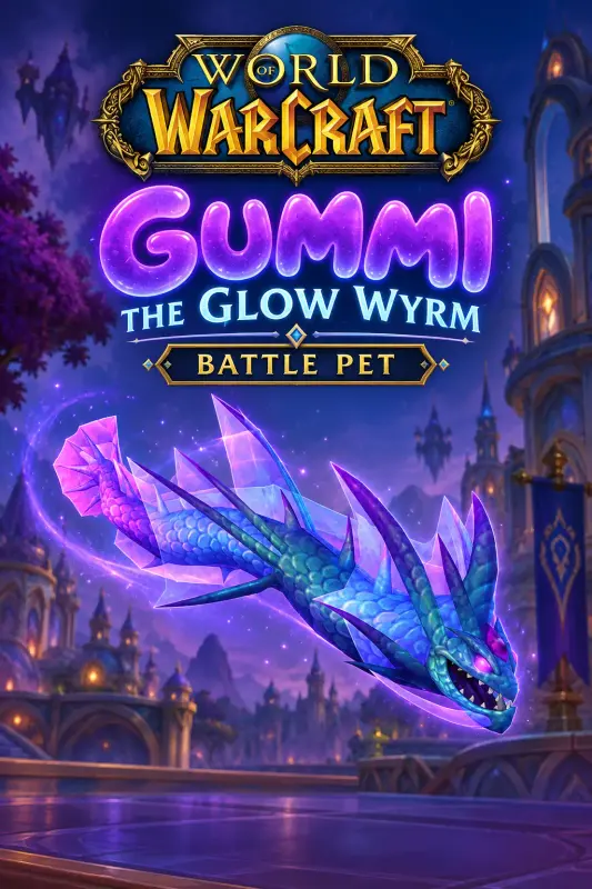 World of Warcraft - Gummi the Glow Wyrm Battle Pet DLC — Battle.net, Standard
