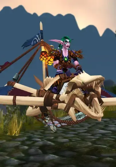 World of Warcraft Mists of Pandaria Classic - Kalu'ak Whalebone Glider DLC — Battle.net, Standard
