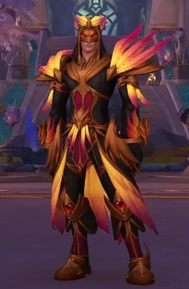 World of Warcraft - Transmogs - Fireplume Regalia DLC — Battle.net, Standard