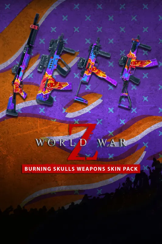 World War Z - Burning Skulls Weapons Skin Pack (DLC) — Xbox Live / PC, Standard