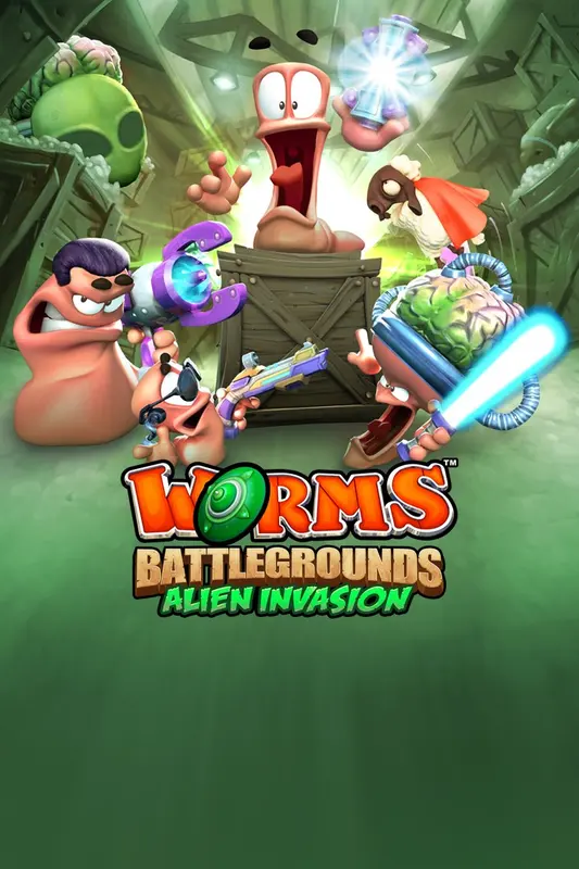 Worms Battlegrounds Alien Invasion (DLC) — Xbox Live, Standard