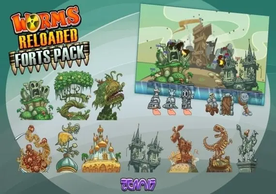 Worms Reloaded - Forts Pack DLC EN/DE/FR/IT/ES — Steam, Standard