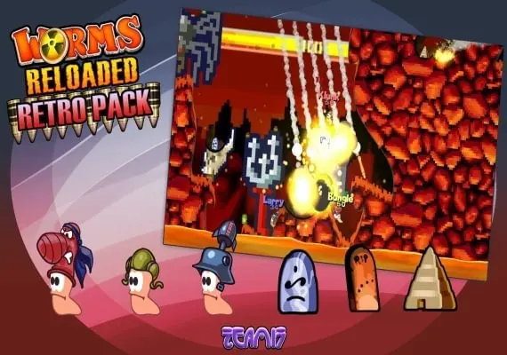 Worms Reloaded - Retro Pack DLC EN/DE/FR/IT/ES — Steam, Standard