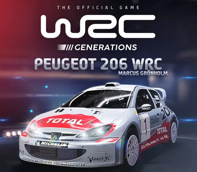 WRC Generations - Peugeot 206 WRC 2002 DLC — Steam, Standard