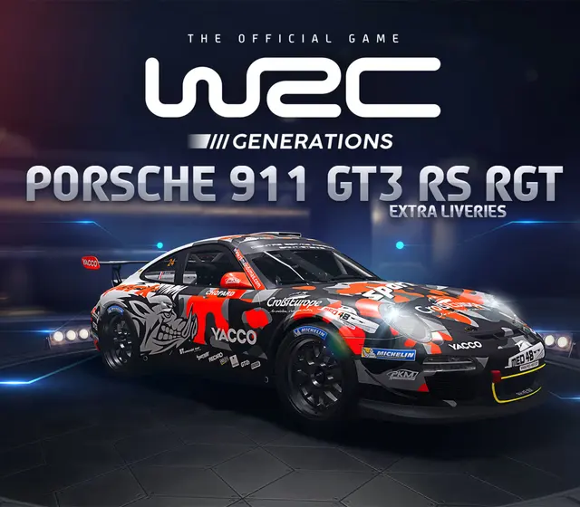 WRC Generations - Porsche 911 GT3 RS RGT Extra liveries DLC — Steam, Standard