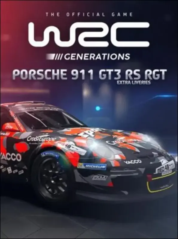 WRC Generations - Porsche 911 GT3 RS RGT Extra liveries DLC — Steam, Standard
