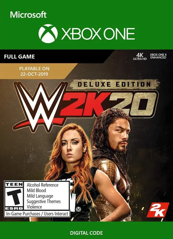 WWE 2K20 (Deluxe Edition) — Xbox One, Deluxe Edition