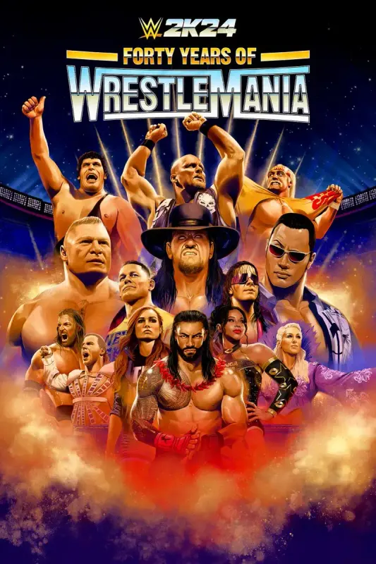WWE 2K24 40 Years of Wrestlemania Edition — Xbox One / Xbox Series X|S, Standard