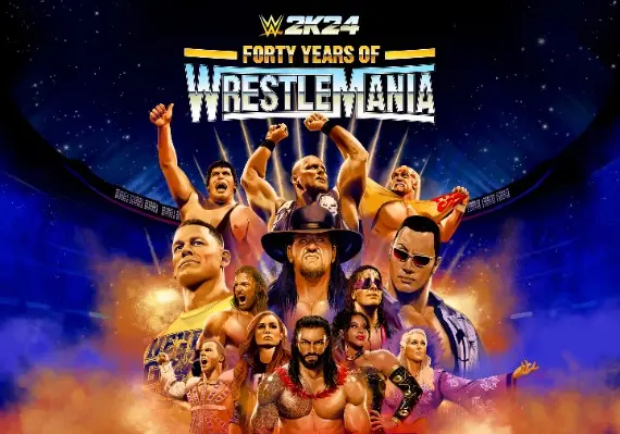 WWE 2K24 Forty Years of WrestleMania Edition EN — Xbox One / Xbox Series X|S, Forty Years of WrestleMania