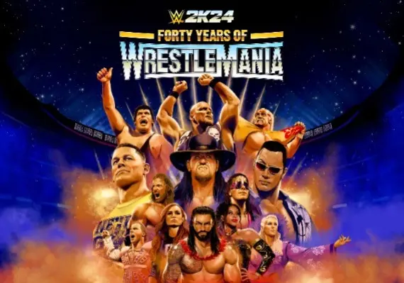WWE 2K24 Forty Years of WrestleMania Edition EN — Xbox One / Xbox Series X|S, Forty Years of WrestleMania