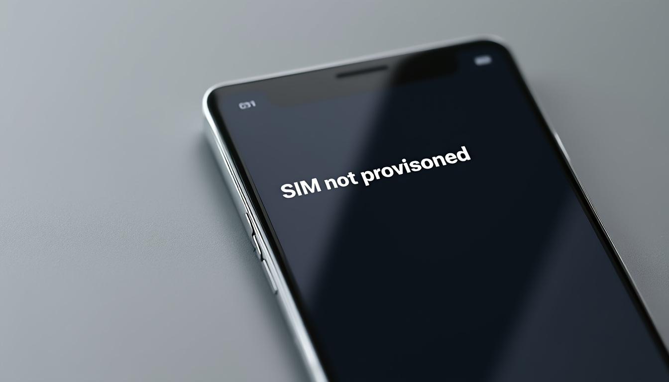découvrez les étapes à suivre lorsque votre carte sim n'est pas provisionnée pour restaurer votre connexion mobile rapidement et facilement.