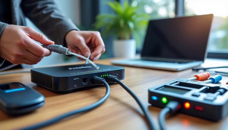 découvrez comment vérifier facilement les branchements xdsl et ftth lorsque votre freebox reste bloquée à l'étape 2, pour résoudre rapidement les problèmes de connexion.