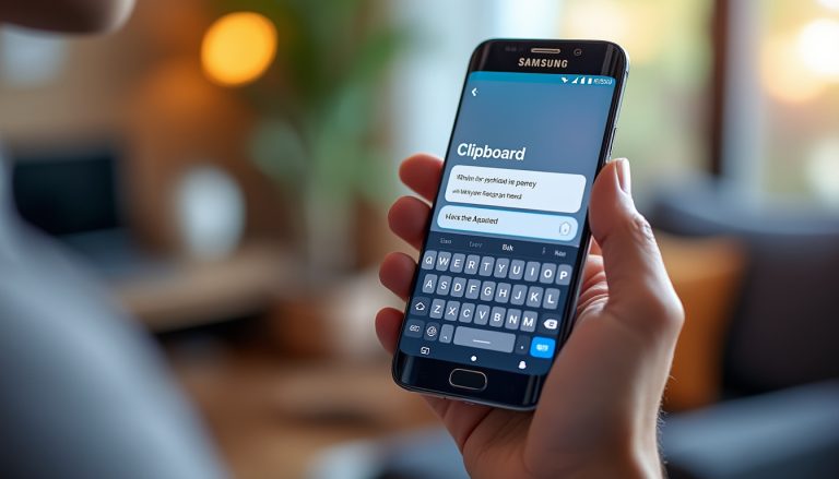 découvrez où trouver et comment accéder au presse-papiers sur un téléphone samsung pour gérer facilement vos textes copiés.